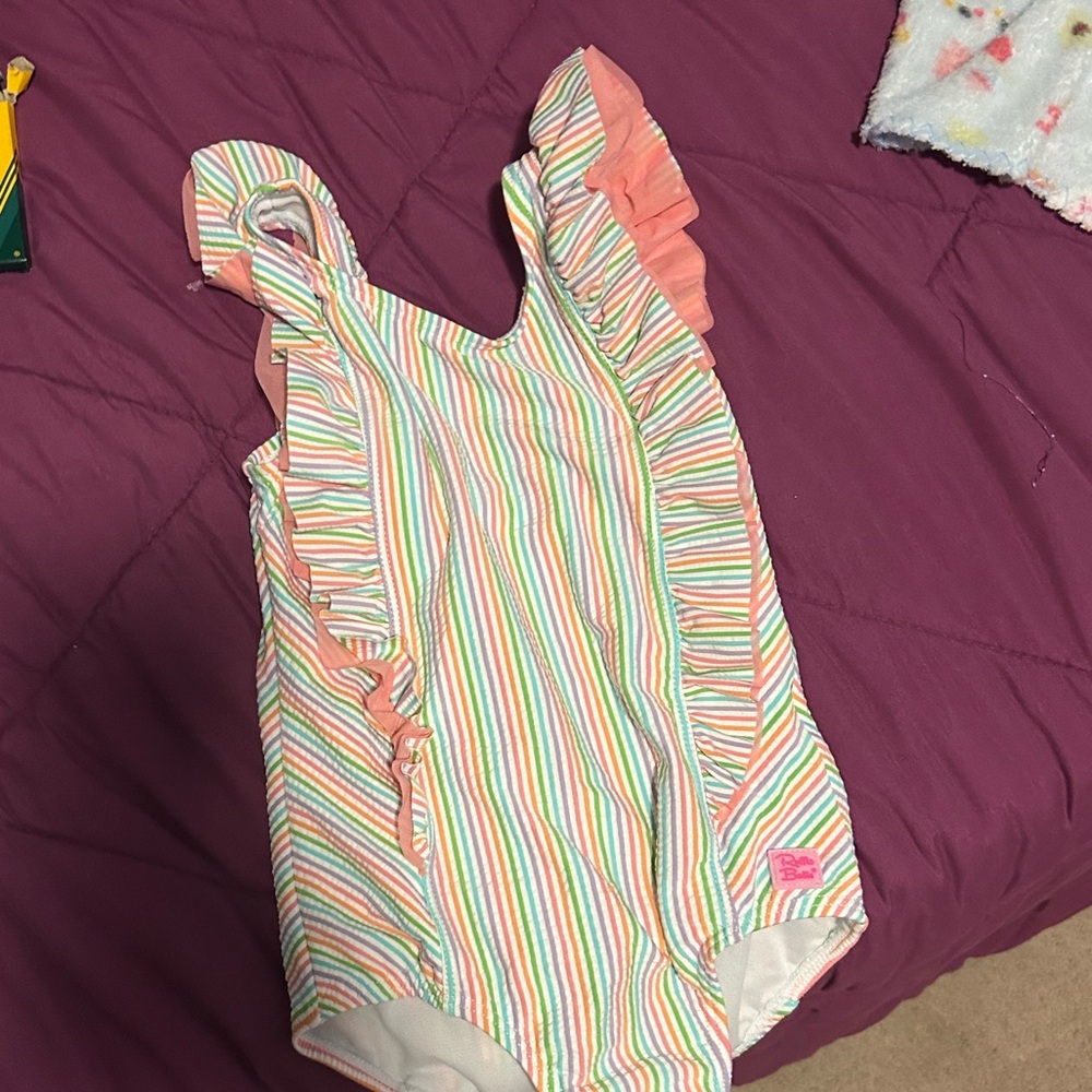 Rufflebutts size 5 one piece girls
